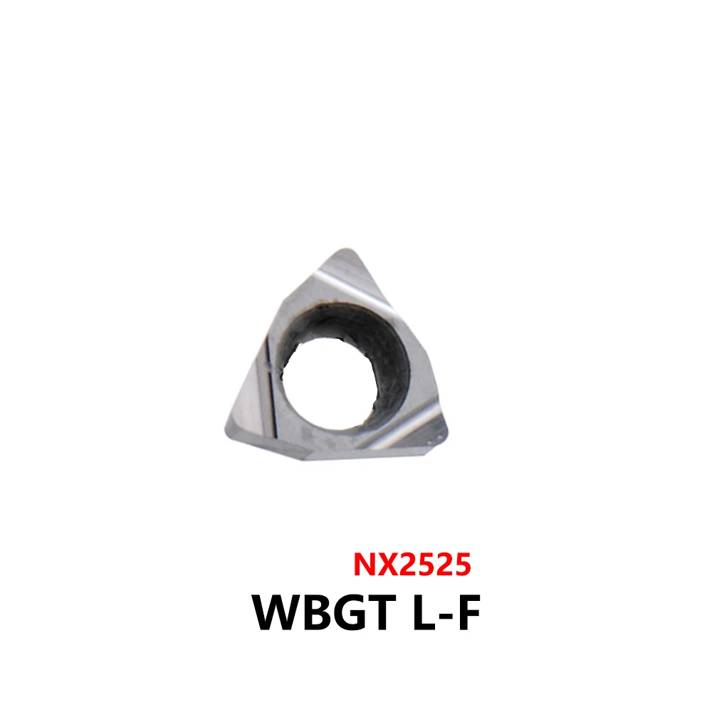 Original WBGT020102L WBGT020104L WBGT060102L WBGT060104L F NX2525 Carbide Inserts WBGT 020102 WBGT020104 WBGT060104 L CNC Cutter