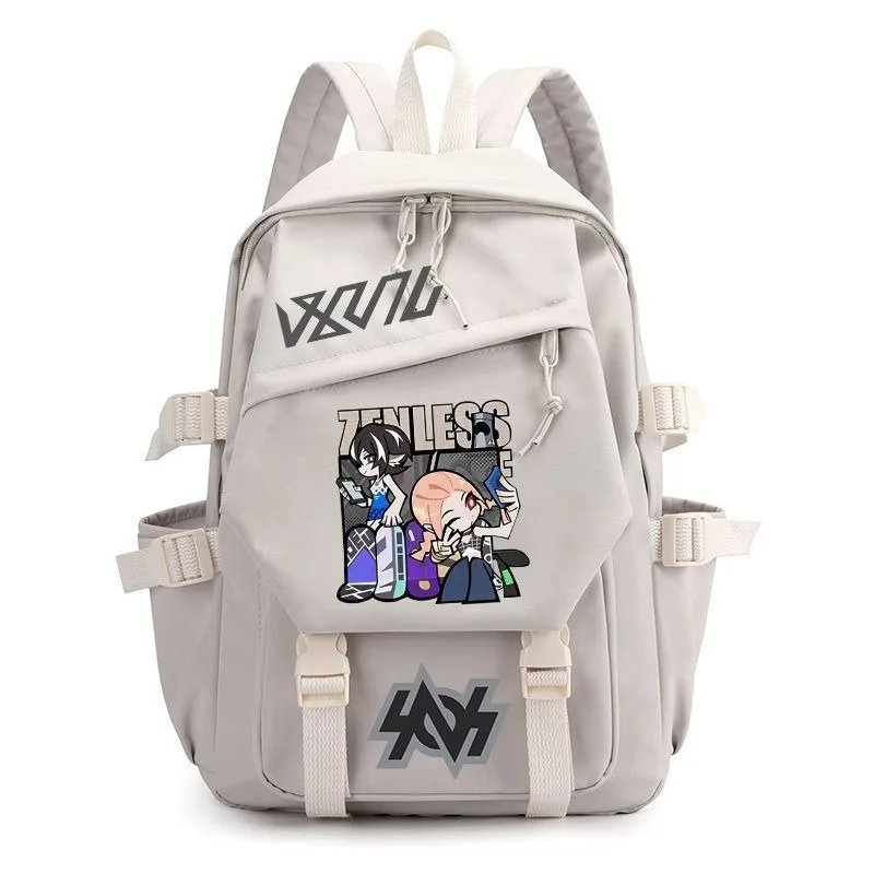 29×42×13cm Black Blue Green Pink White, Zenless Zone Zero, Student Kids Teens School Bags, Anime Backpacks Girls Boys