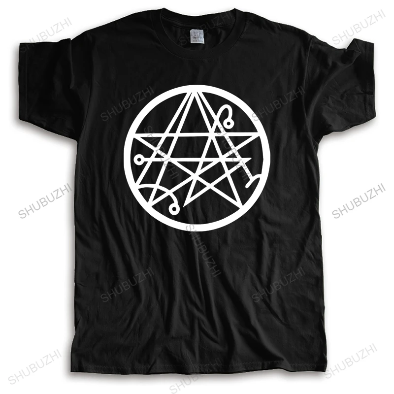 Mens summer cotton tshirt loose tops casual mens tshirt Cthulhu Necronomicon H P Lovecraft Shubuzhi Brand T-shirt Drop Shipping