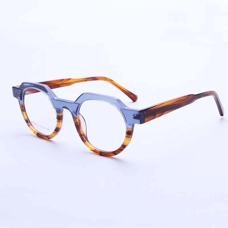 

Retro Fashion Eyeglasses Frames Acetate Handmade Vintage Square Oval Full Rim Mens Women Myopia Optical Rx able