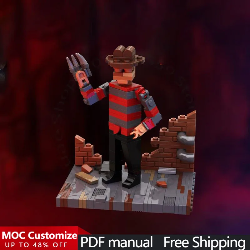 

Набор из 203 деталей: популярные игровые персонажи, серия Miniland Dioramas, MOC, модульные строительные блоки, простой конструктор DIY, игрушка для мальчиков, рождественский подарок