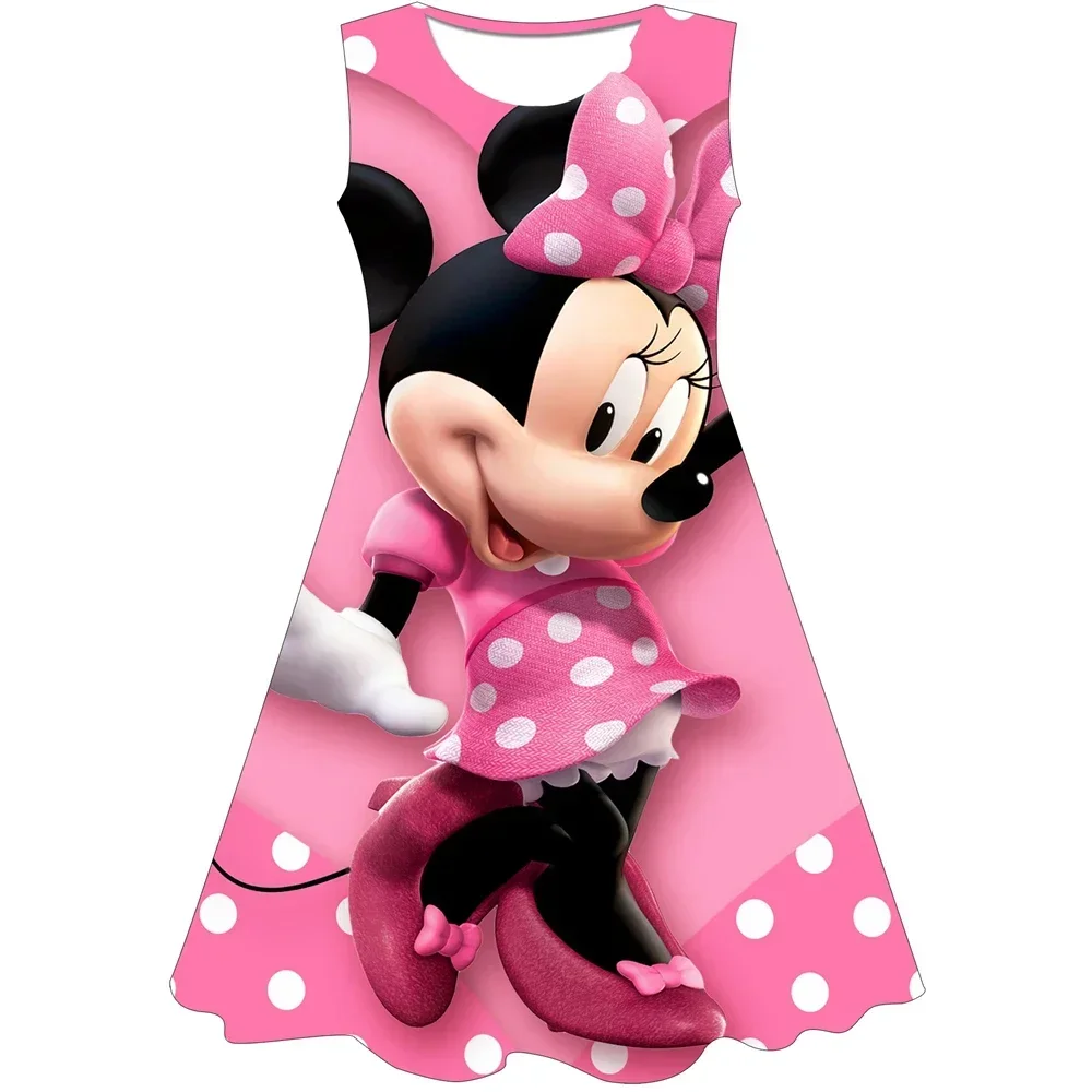 

Stitch Princess Korean Children's Clothing 2024 Disney Stray Kids Dresses Summer 3 to 12 Years Mother