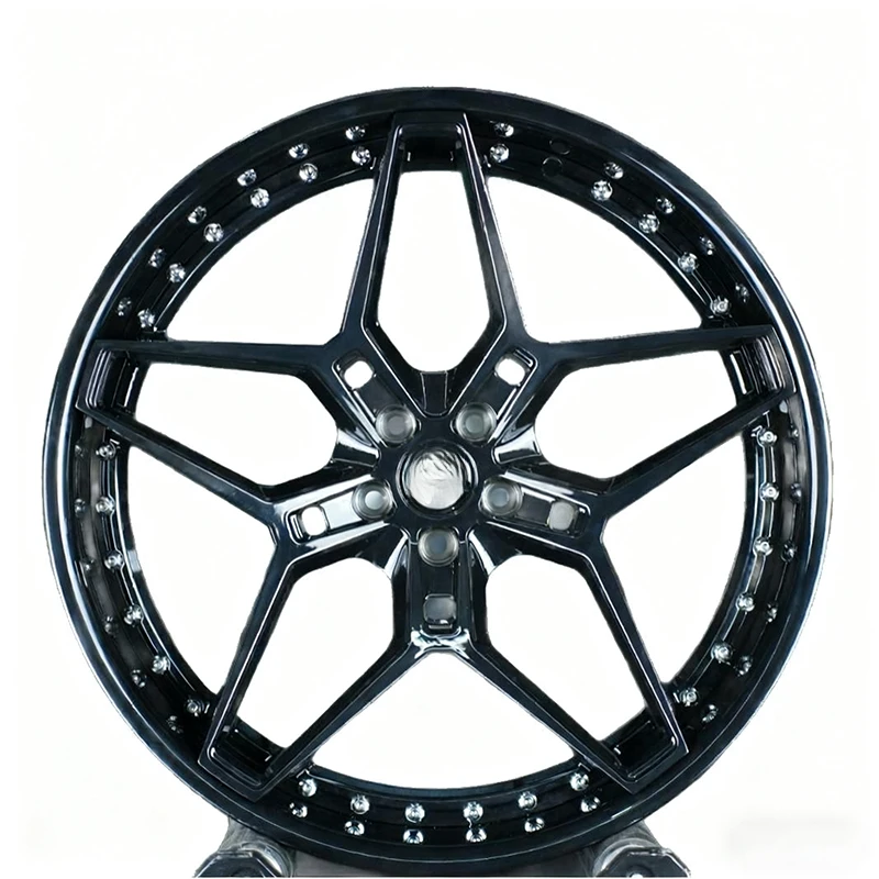Custom Two Piece Concave Forged Alloy Rims 19-21 Inch Lightweight Modified Passenger Vehicle Exterior Accessories