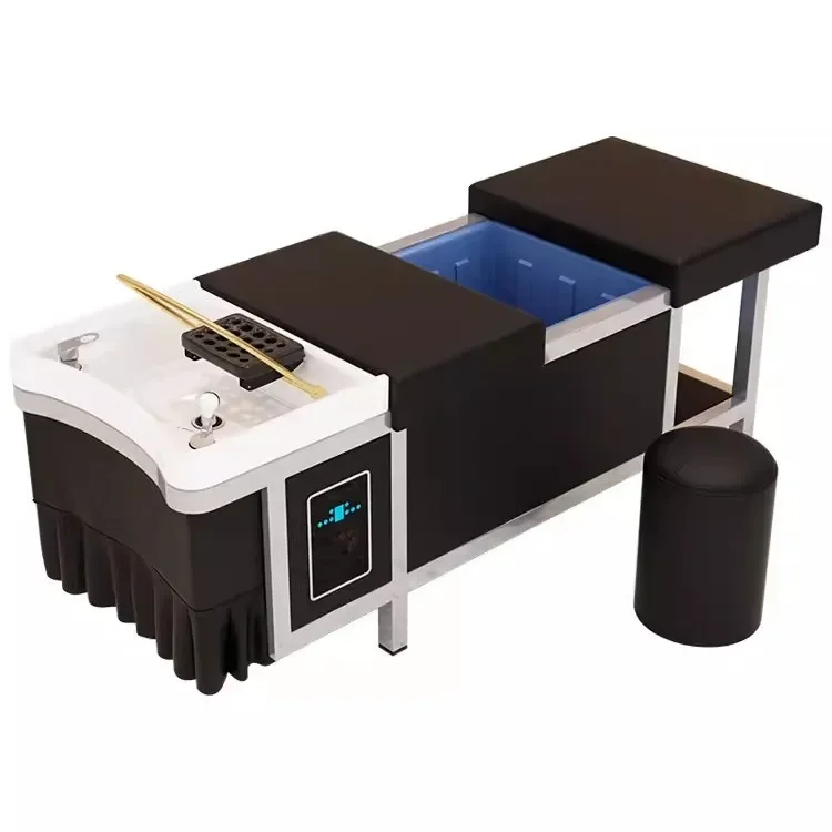 Water storage type hair treatment shampoo bed free of water heater barber shop hair salon beauty salon special massage