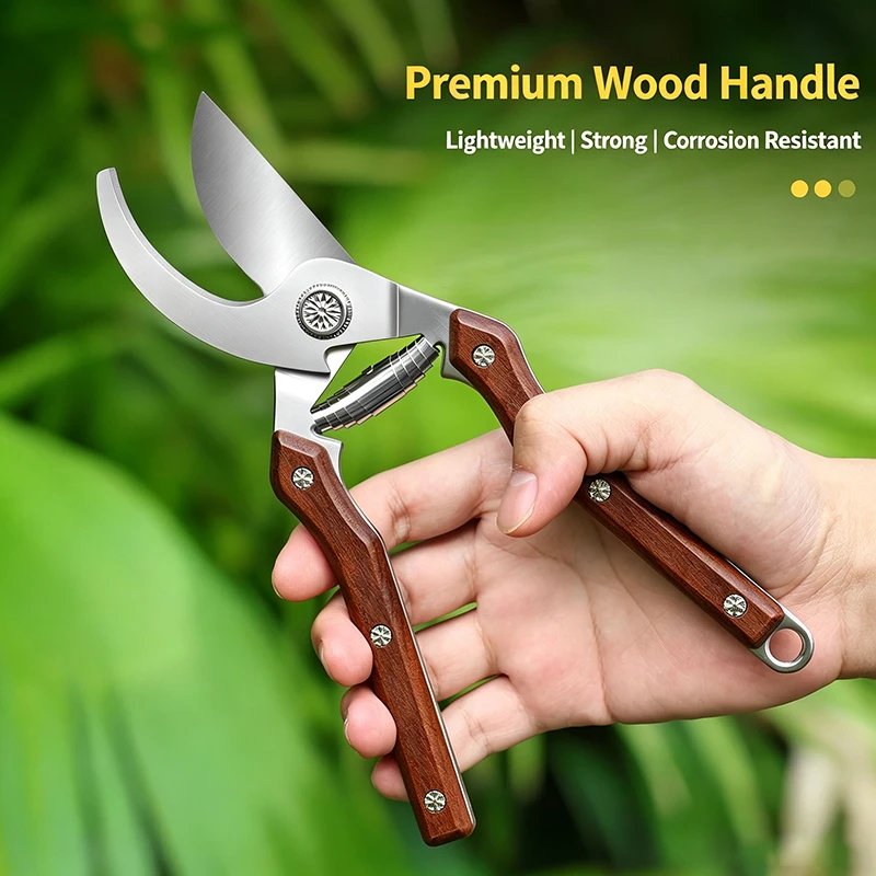 All Steel Integrated Multifunctional Pruning Shears For Gardening, Fruit Tree Pruning, Flower Pruning, Garden Greening Tools