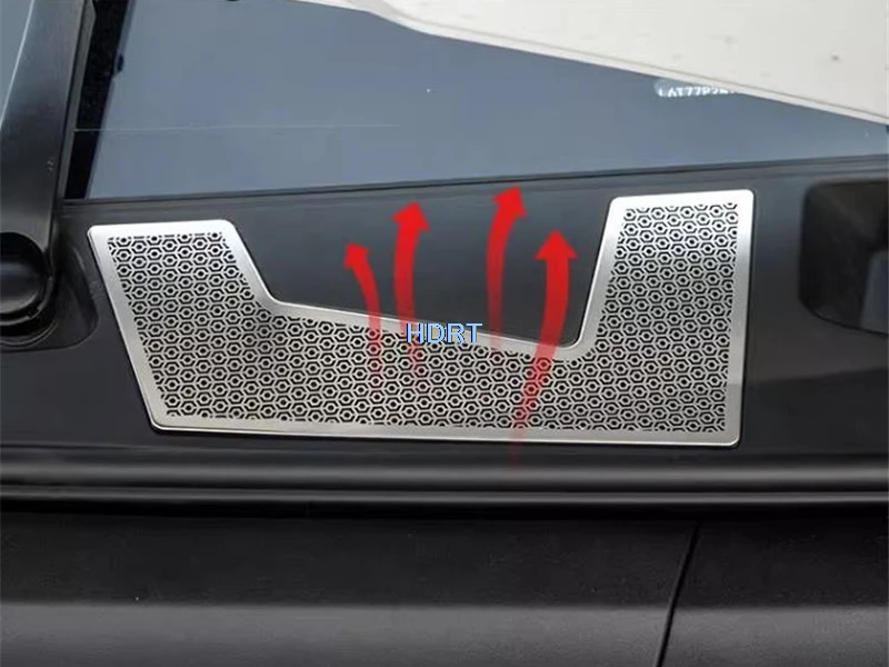Car Rear Door Panel Sound Seat Speaker Front Hood Horn Air Outlet Dust Proof Cover Accessories Styling For Geely Zeekr X 2023 +
