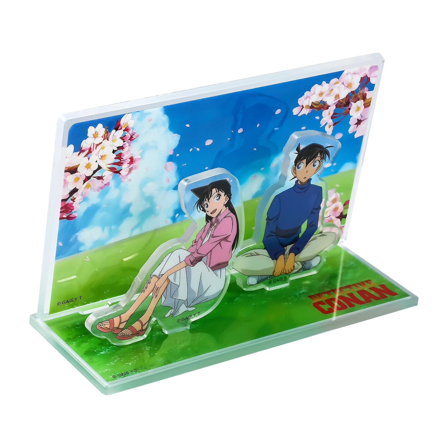 Anime Cartoon Detective Conan Figure Acrylic Stand conan kid Mouri Ran Tabletop Accessories Anime peripheral Jewelry for gifts