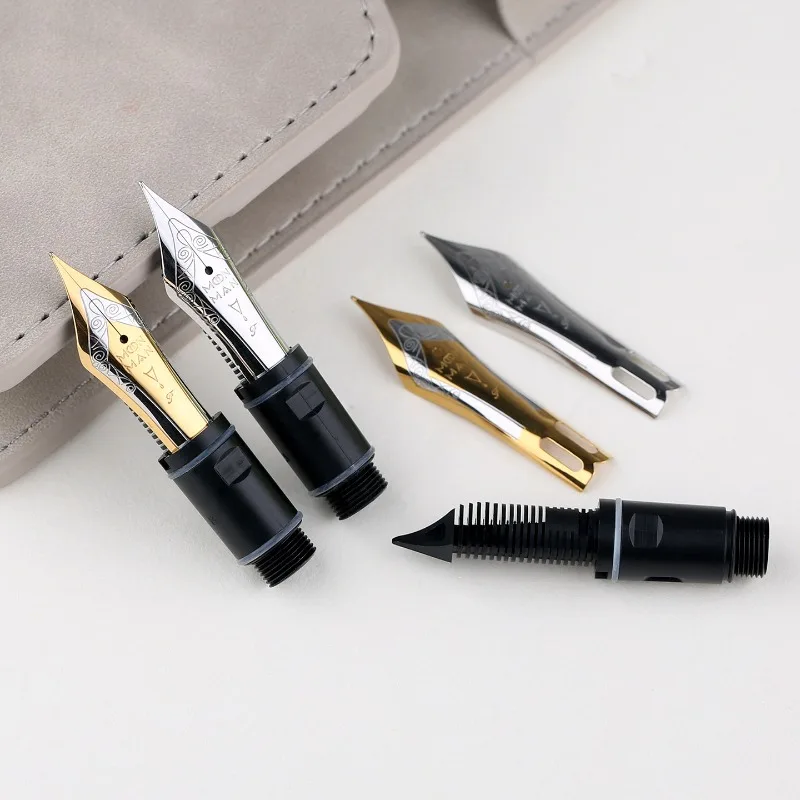 MAJOHN 8 # 40 Gold-plated Dual Color Pointed Sun Pointed Super Large Pointed Fountain Pen Accessory P141 Nib Assembly