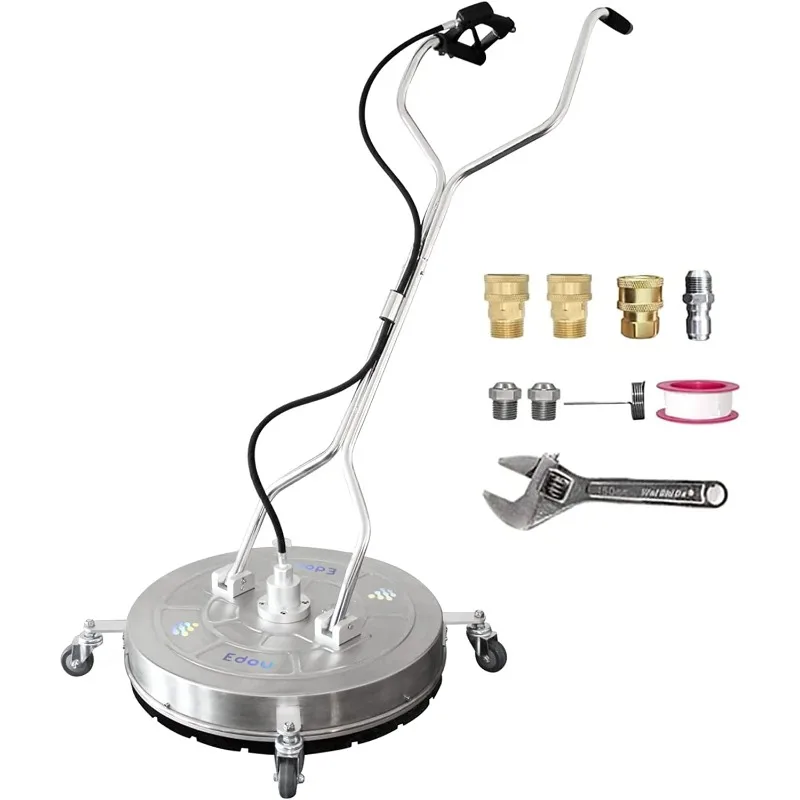 

EDOU Floor Pressure Washer Attachment - 20 Inch Surface Washer for Pressure Washer Concrete Cleaner - Heavy Duty 4500 PSI Max