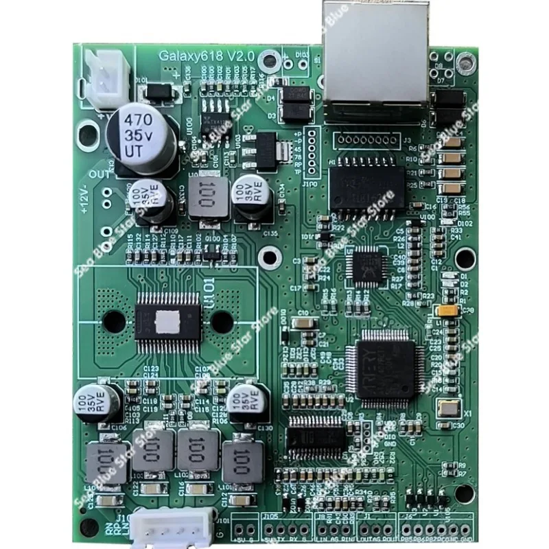 IP network audio broadcast intercom acquisition tts network voice module board, secondary development of network power amplifier