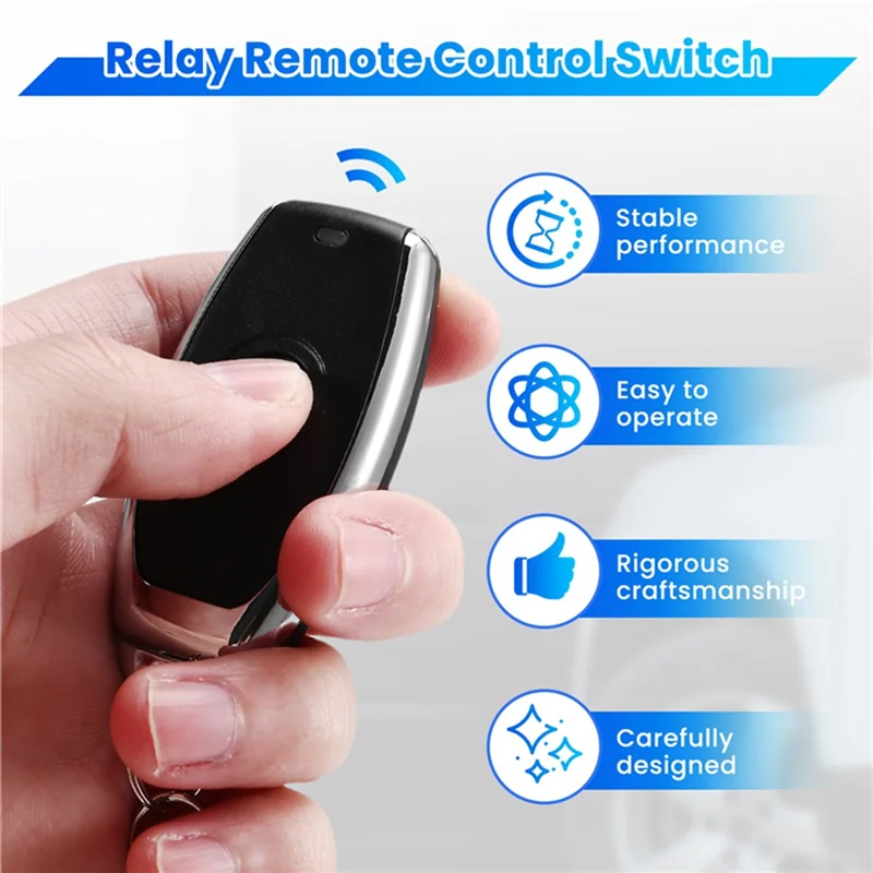 

B04C-One Key 315Mhz RF Wireless Relay Remote Control For Automating Computer Doors And Windows DC4V-12V