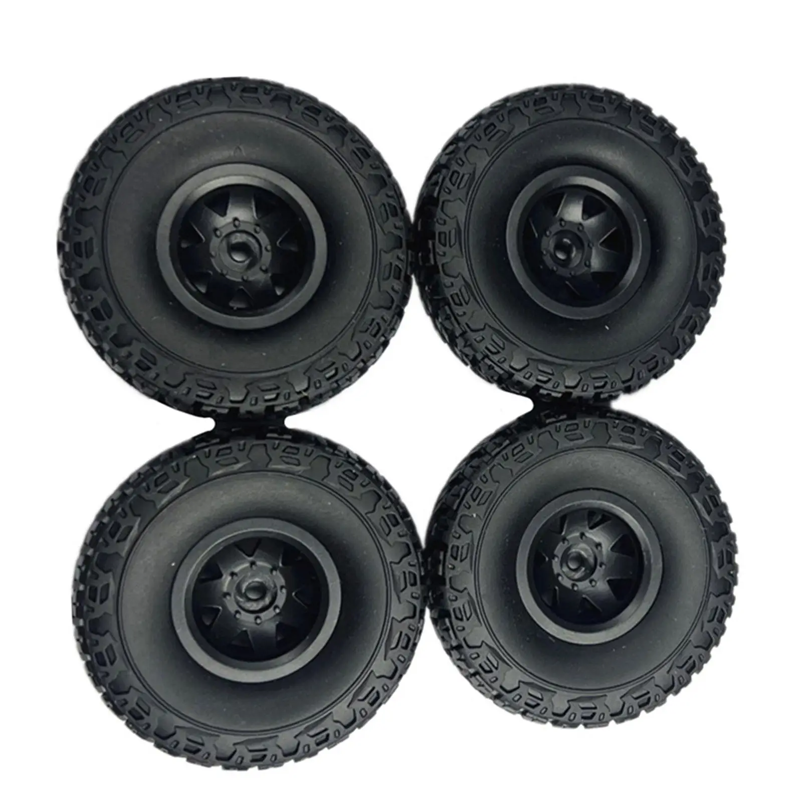 

4Pcs RC Wheel and Tire Replacement Part Spare DIY Accessory for 1/18 18499