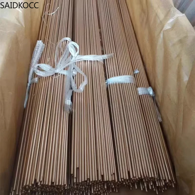 SAIDKOCC 30mm 35mm C5191 Qsn6.5-0.1 phosphor copper stick phosphor bronze rod phosphorous bronze bar phosphorized copper anode