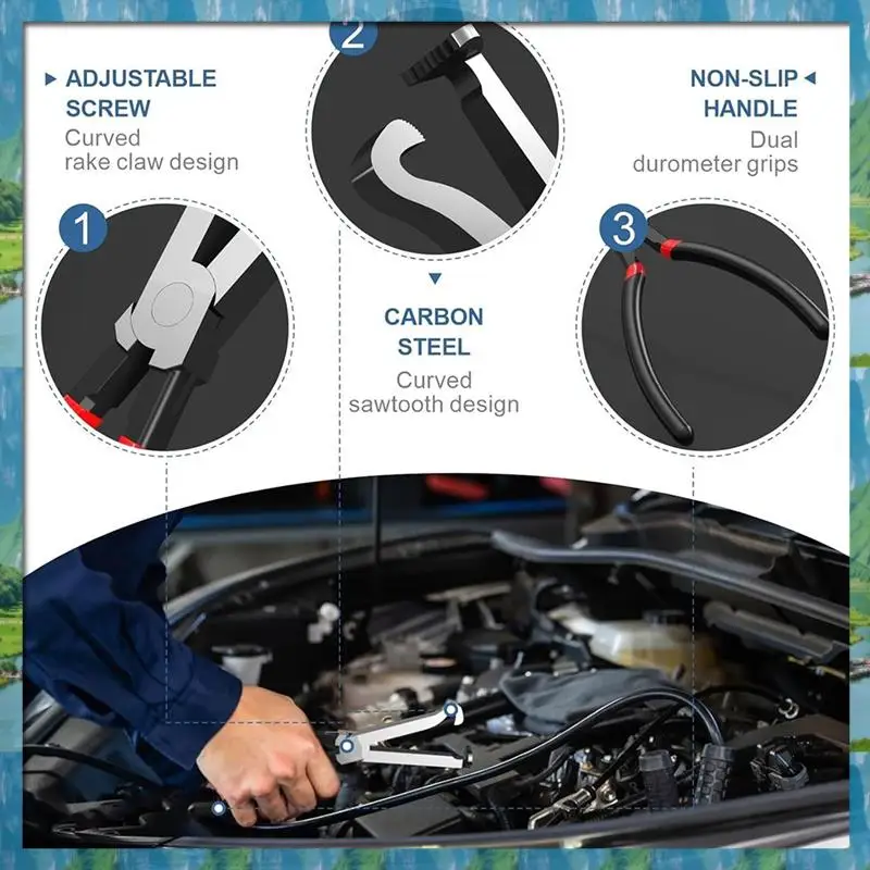 Fast Delivery- High-Quality Fuel Line And Oil Pipe Separation Pliers For Auto Repair - Line Breaker Tool