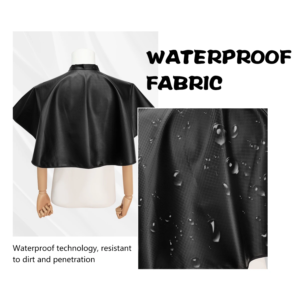 Barber Waterproof Hair Coloring Apron Haircut Cape Hair Dye Shawl Cloth Hairdresser Durable Hairstyling Tools