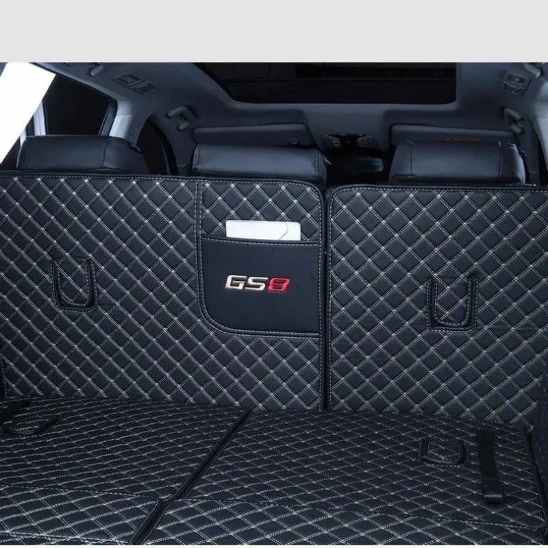 Car Trunk Mat For GAC Trumpchi GS8 6-Seat 7 Seat 2022 2023 2024 Custom Car Accessories Auto Interior Decoration