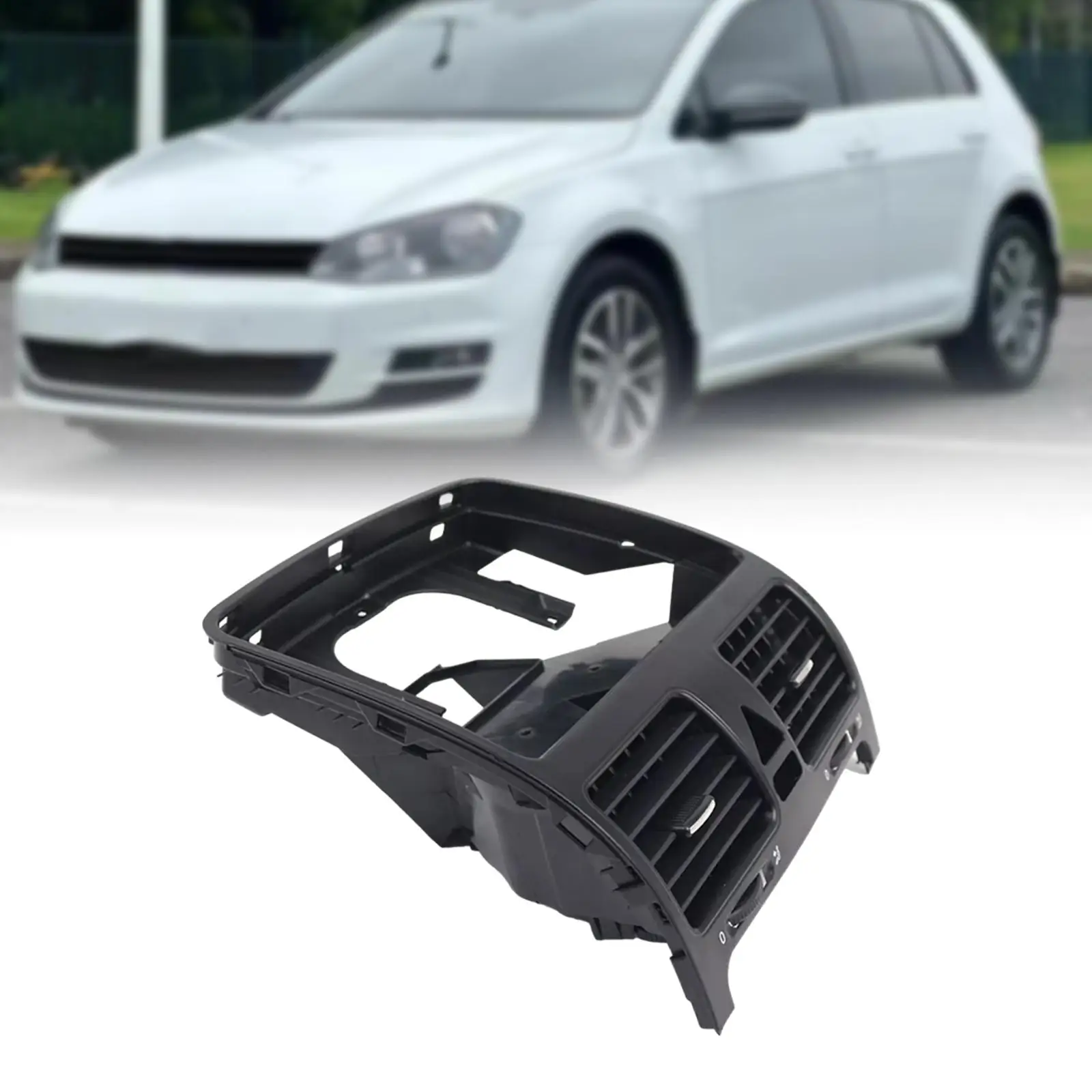 

Center board A/C Outlet Air Vent Panel 1K0819728H Black for Rabbit 06-09