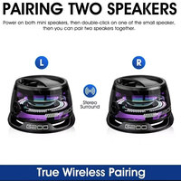 Portable Bluetooth 5.3 Speaker G200 RGB Lighting Magnetic Speaker BT5.3 Mini Sound Box 7 Hours Playback Phone Holder Speaker