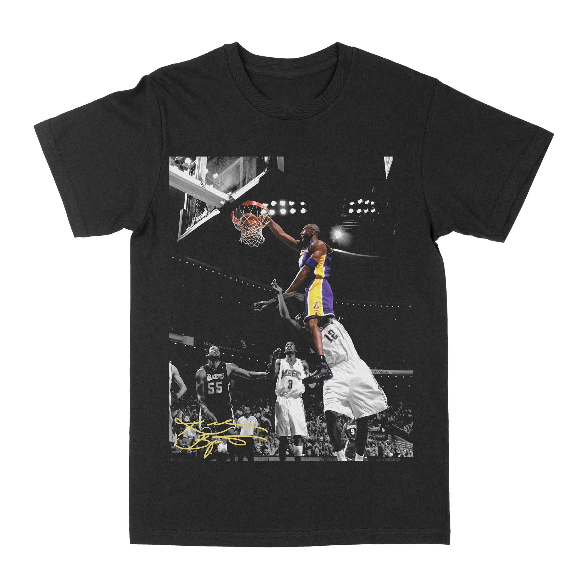 

Kobe Bryant Signature Moment Trend Графический принт Летние элитные брендовые хлопковые мужские и женские футболки с короткими рукавами