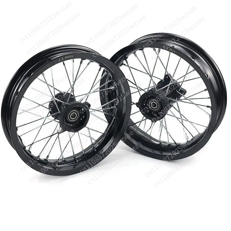 Motorcycle14-inch 15-hole aluminum alloy wheels 2.5 * 14 & 3.00 * 14 front wheels2.50X14 