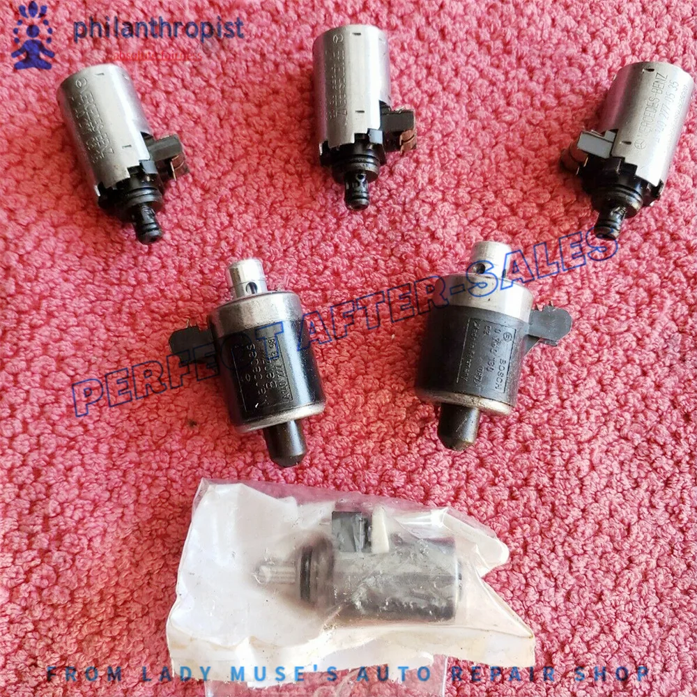 Original 722.6 Transmission Clutch Solenoids 100% tested for Mercedes Benz 5-SPEED Automatic Gearbox valve body Solenoid Kit