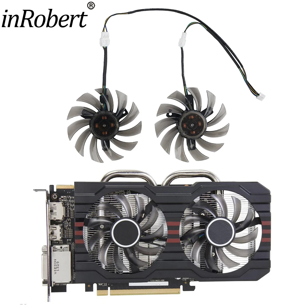 

Вентилятор для видеокарты ASUS GTX 660 750 760 1050Ti R7 260X 75 мм PLD08010S12HH R7260X Сменные охлаждающие вентиляторы для видеокарты