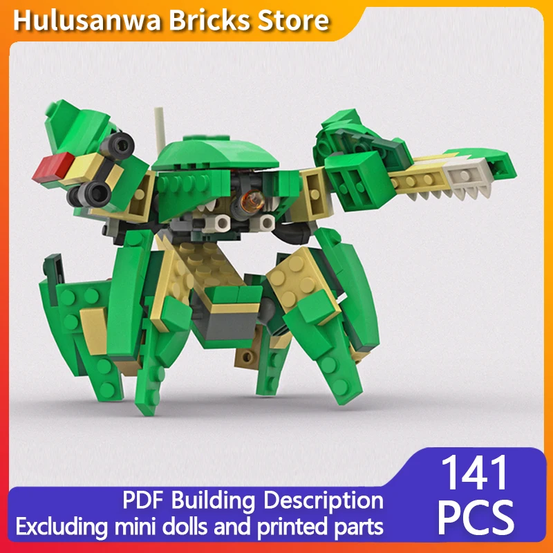 Bionic Combat Mecha Modell MOC Gebäude Ziegel Krieg Ausrüstung Modulare Technologie Geschenke Urlaub Montieren Kinder Spielzeug Anzug