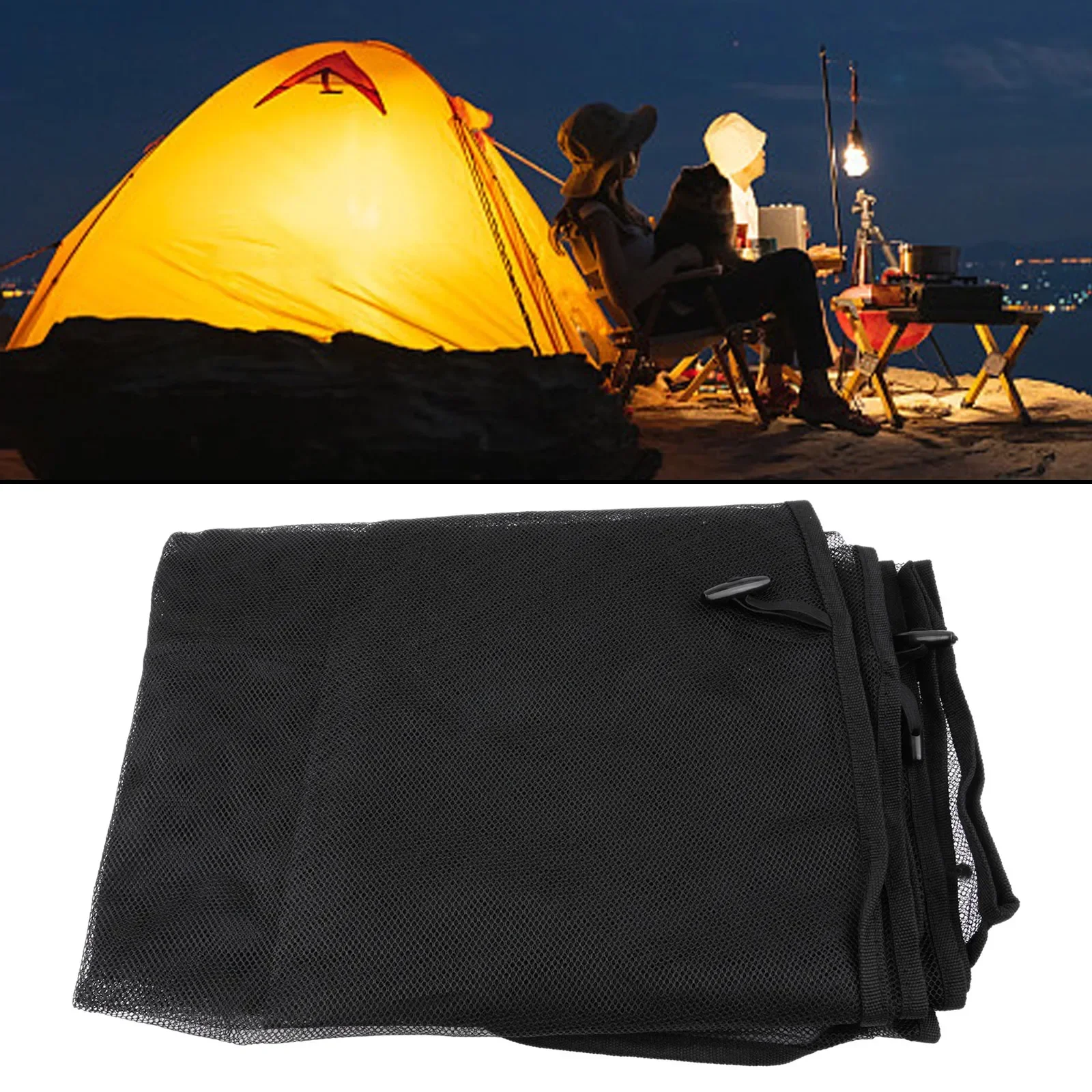 

Net Cover Sun Shade Outdoor Hiking With Zippered 88x48x50cm Camping Equipment Cart Accessories