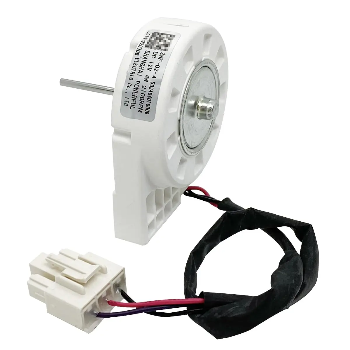 50240401000Q 12V 4W Refrigerator Evaporator Fan Motor Replacement Refrigerator Fan Motor ZWF-02-4 2100RPM CCW Freezer Condenser