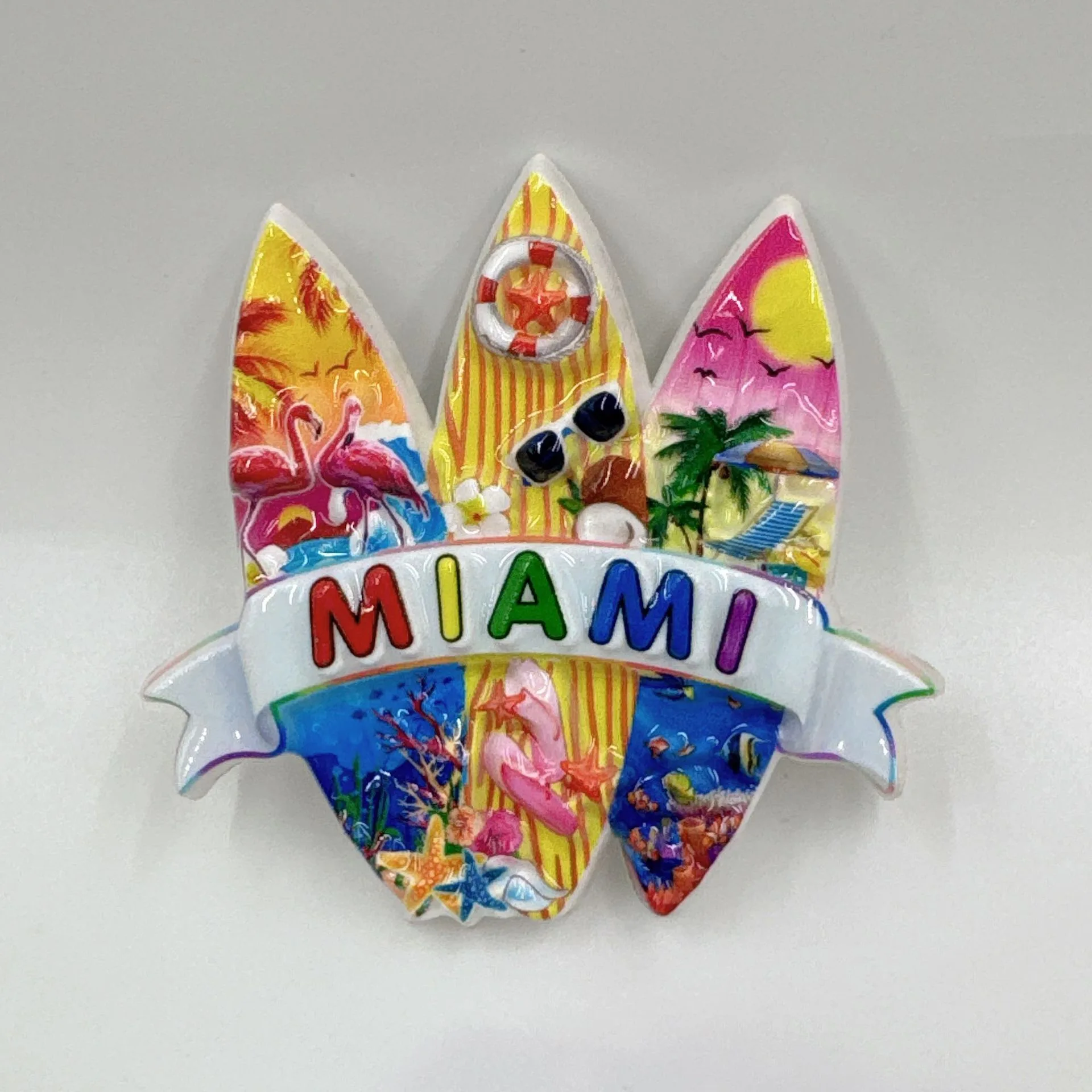 American City 3D Refrigerator Magnets Travel Souvenirs Fridge Magnetic Decorations Collectible Handicraft Gifts