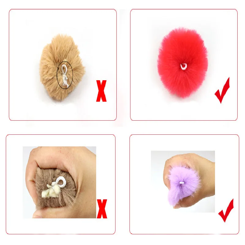 12cm Colorful White Faux Fox Pompoms Luxury Fur Balls For Knitted Hat Cap Winter Beanies Real Fur Pom Poms Bulk 19 Colors