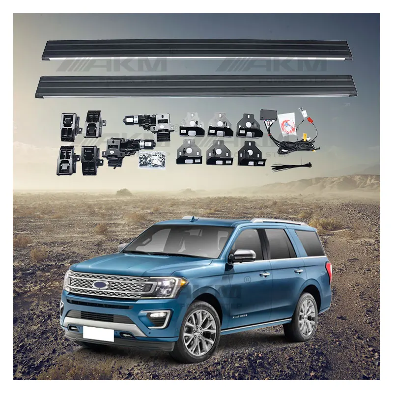 

Благородный 4x4 индивидуальный новый стиль из алюминиевого сплава с шестью кронштейнами, электрическая боковая подножка для Ford Expedition, боковая подножка