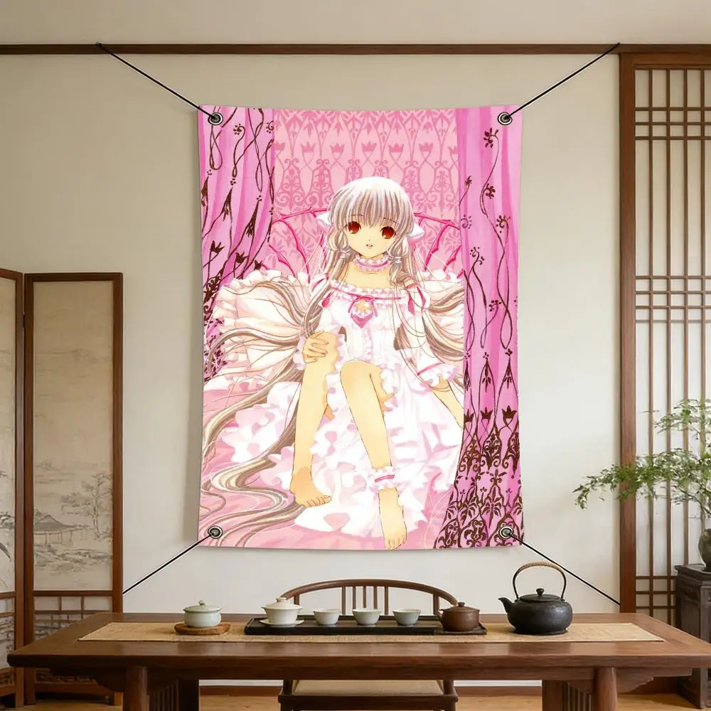 Manga C-CLAMP Flags Flags are suitable for outdoor camping, live streaming, music festivals, home décor, and parties