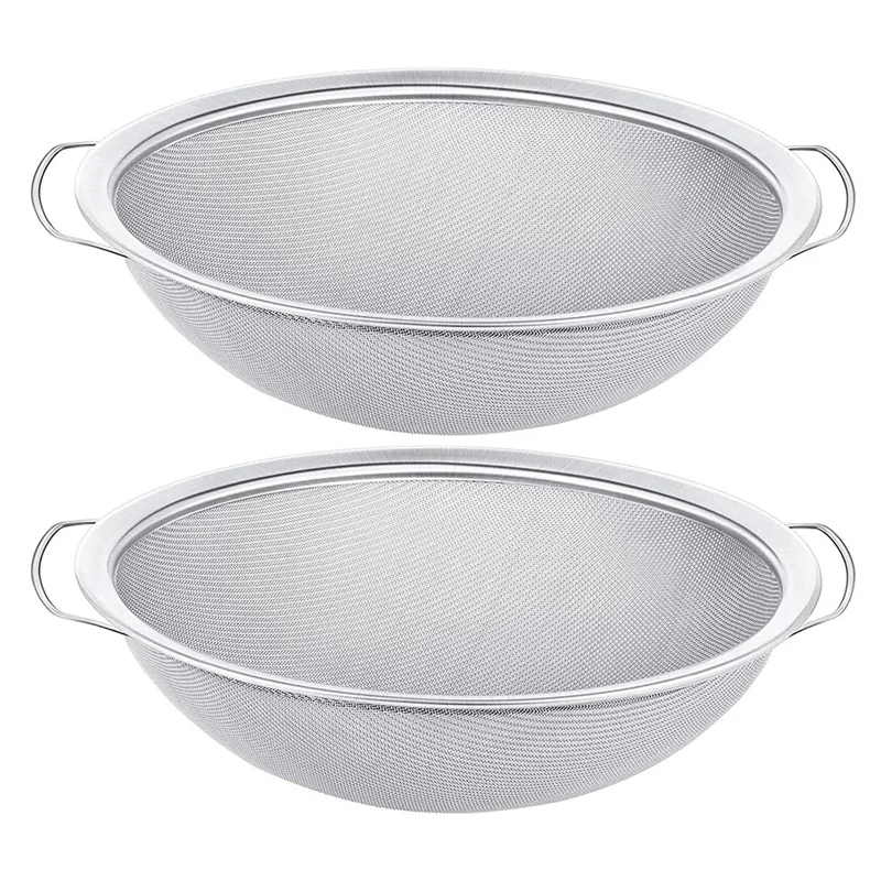 250 μM 304 Stainless Steel Paint Strainer for Paint Bucket Filter Impurities Fine Mesh Strainers 60 Mesh 11.8 Inch Width