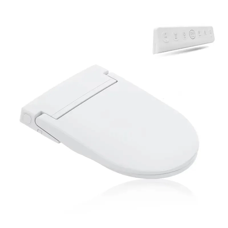 STLF U-shaped ultra-thin smart toilet cover, automatic spray, intelligent heating toilet seat with remote control three