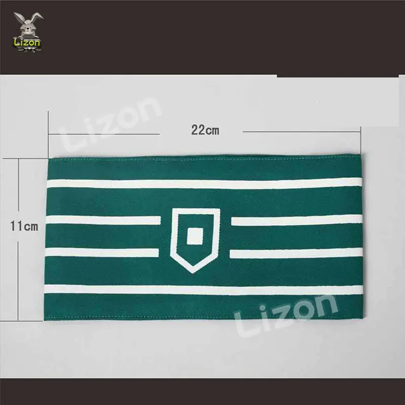 Anime A Certain Scientific Railgun Shirai Kuroko Exclusive Cosplsy Props Green Stripes Armband for Halloween Party