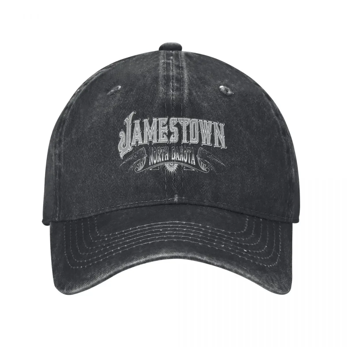 Vintage Jamestown, ND Baseball Cap Streetwear black fishing hat Sun Cap Women's Golf Clothing Men's