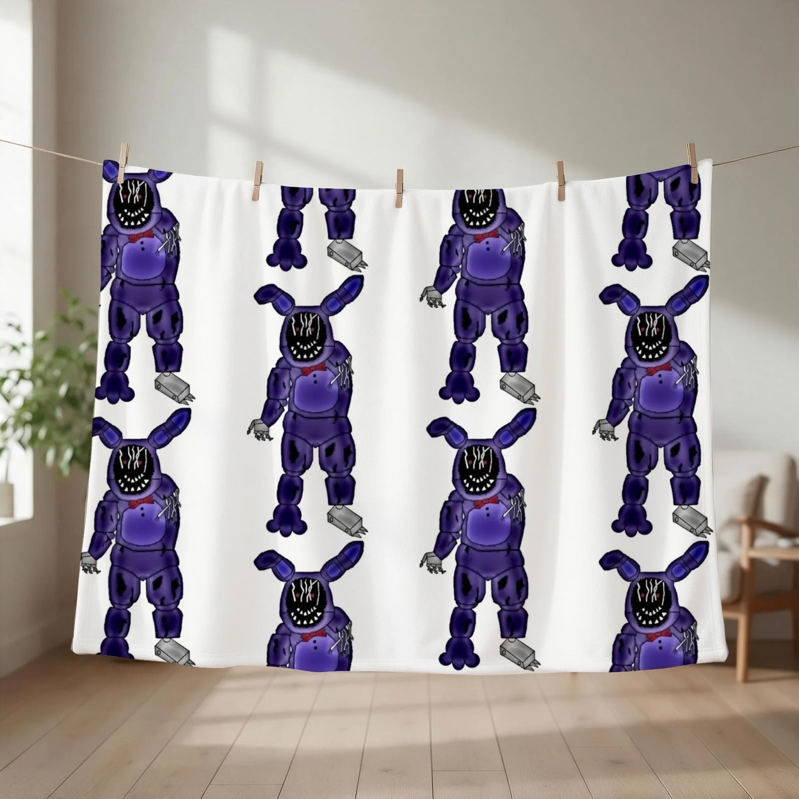 Withered Bonnie Throw Blanket Luxury Throw halloween Bed Quilt Blankets