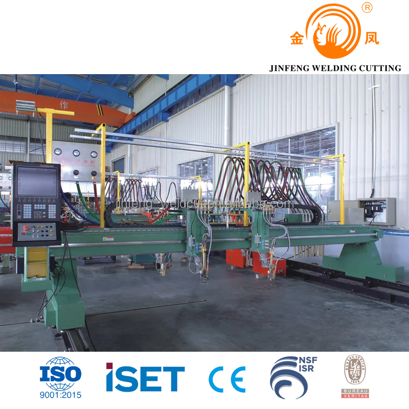 Steel structure cutting machine, good rigidity flame cutting machine, stable moving cnc gas cutting machine