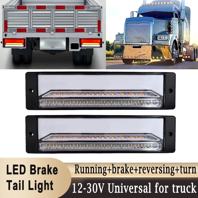 

Universal 147 LED Tail Light for Truck Trailers Driving Day Running Brake Stop Reversing Lamp Flowing Turn Signal Light