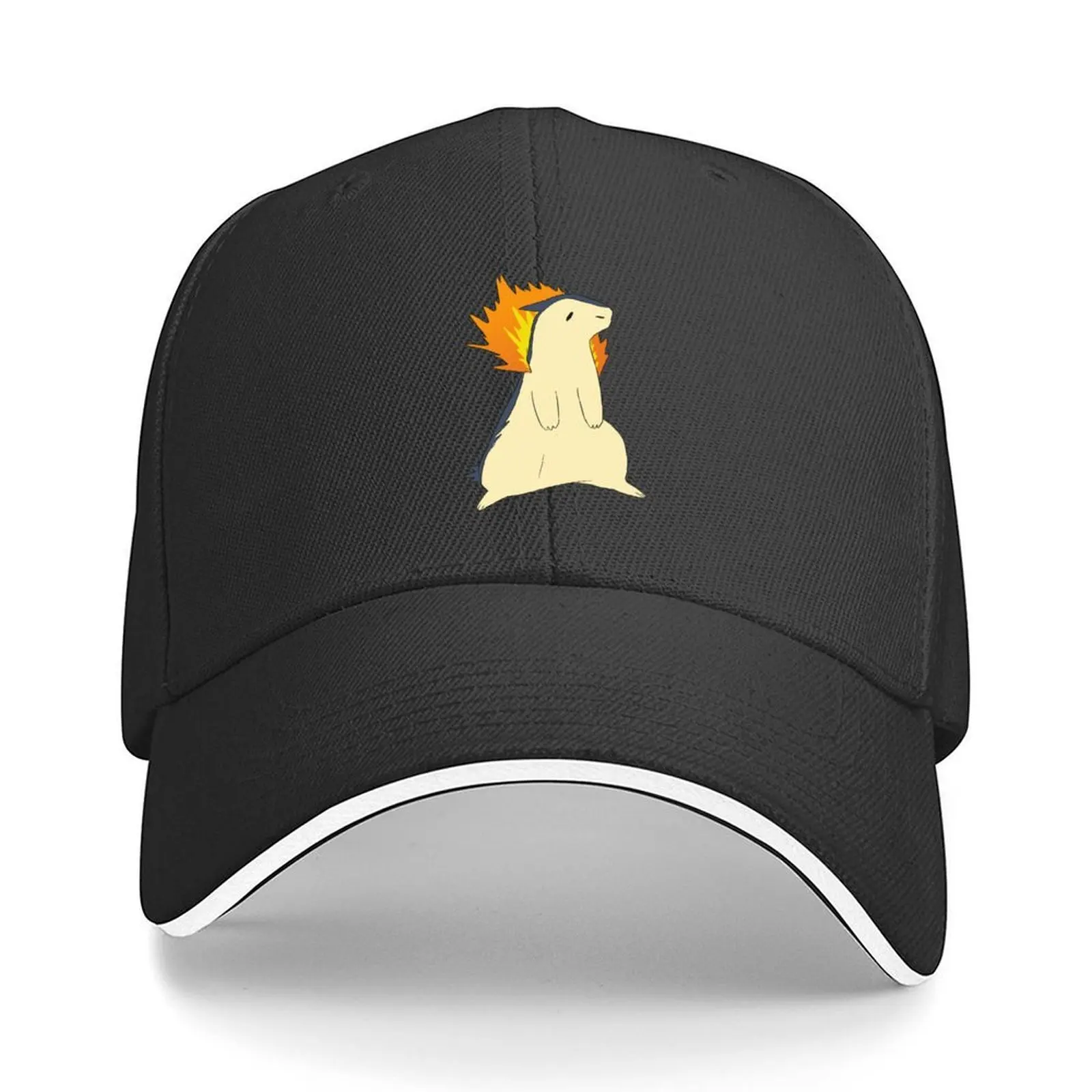 

scribble typhlosion Baseball Cap cute Horse Hat Rave hats on offer Men's Caps Women's