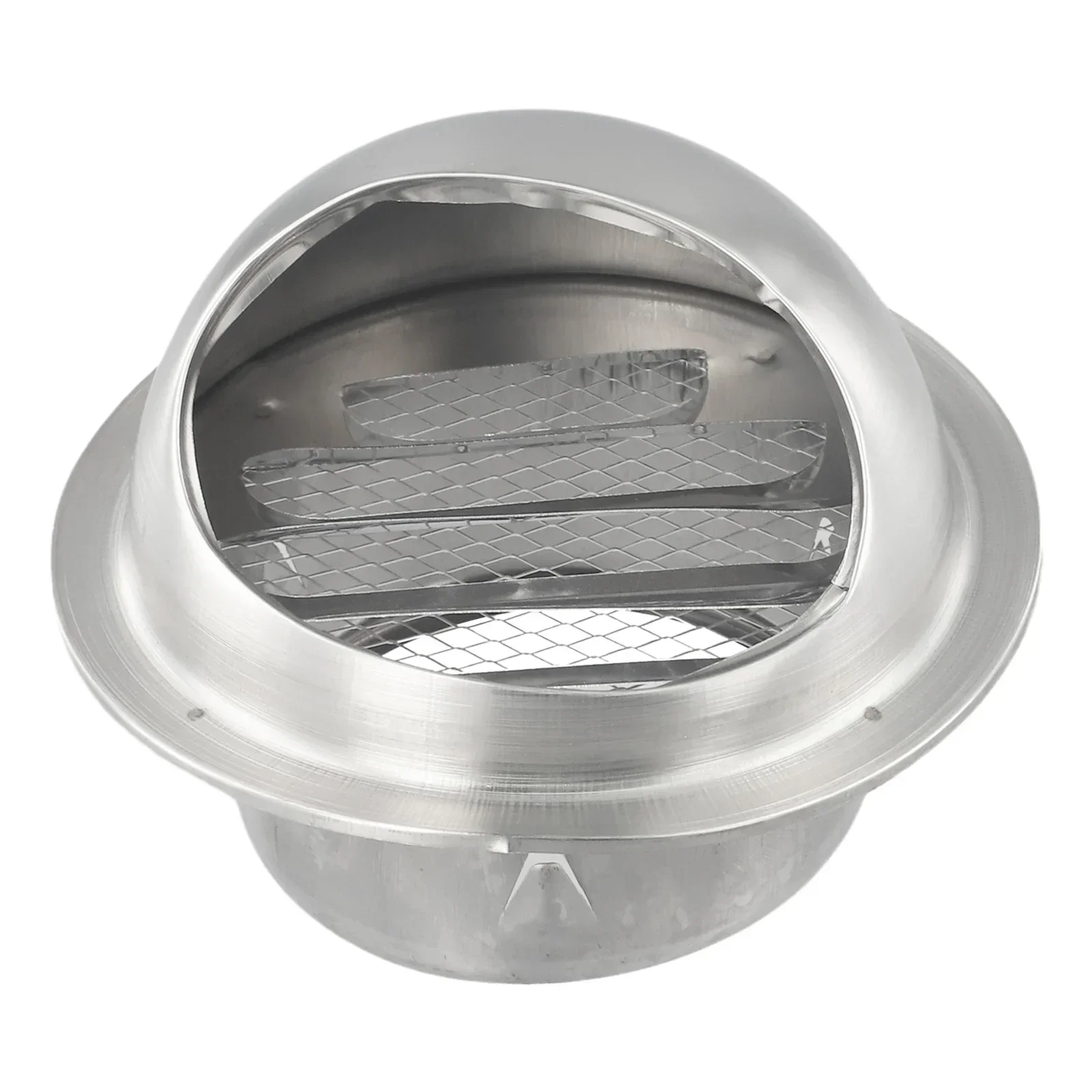 High Quality For Wall Air Outlet Grille Vent Cap Vent Cover Ventilators Heating Cooling Rainproof Silver Windproof