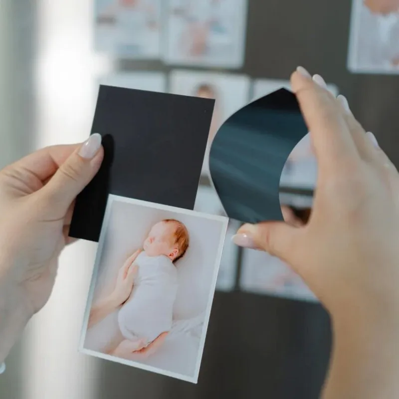 صور شخصية مغناطيس الثلاجة مقاس 1.6 × 8 بوصة - هدية لديكور المنزل، هدية عيد الحب، هدية للأم، هدية مخصصة #3