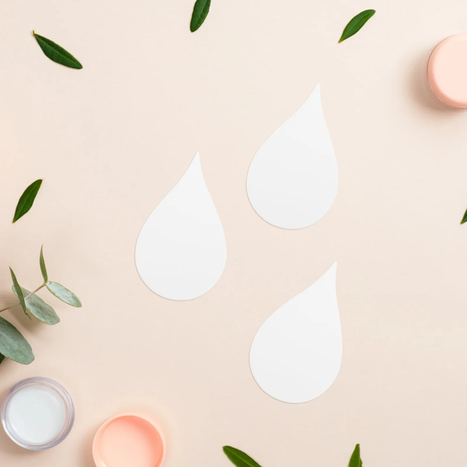 100 قطعة من شرائط ورق العطور على شكل قطرة الماء لاختبار العطر الدقيق بطاقات عينة رائحة قابلة لإعادة الاستخدام جهاز اختبار العطور #4