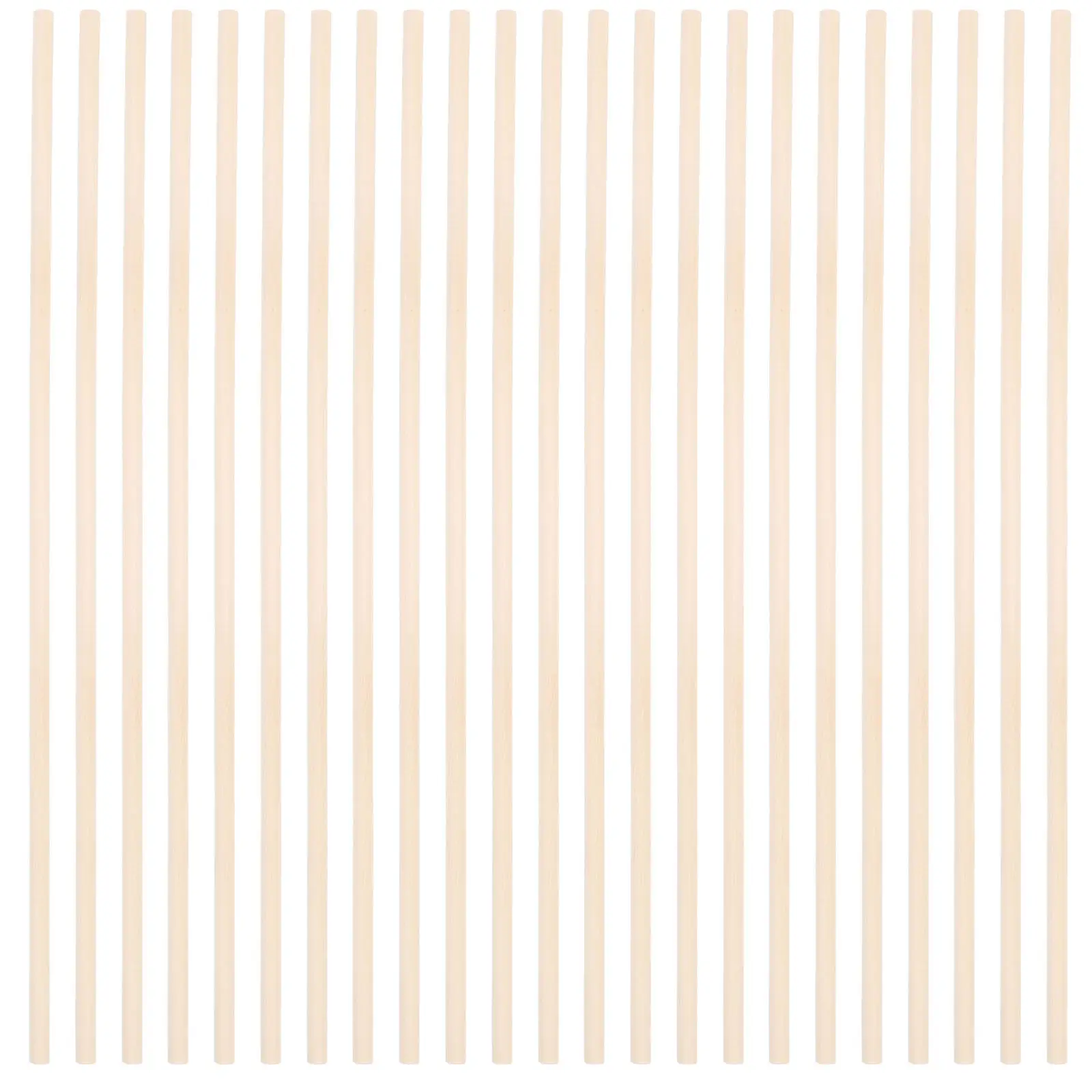 50Pcs Rhythm Sticks Wooden Solid Round Rhythm Rods for Preschool Musical Instruments Coordination Development