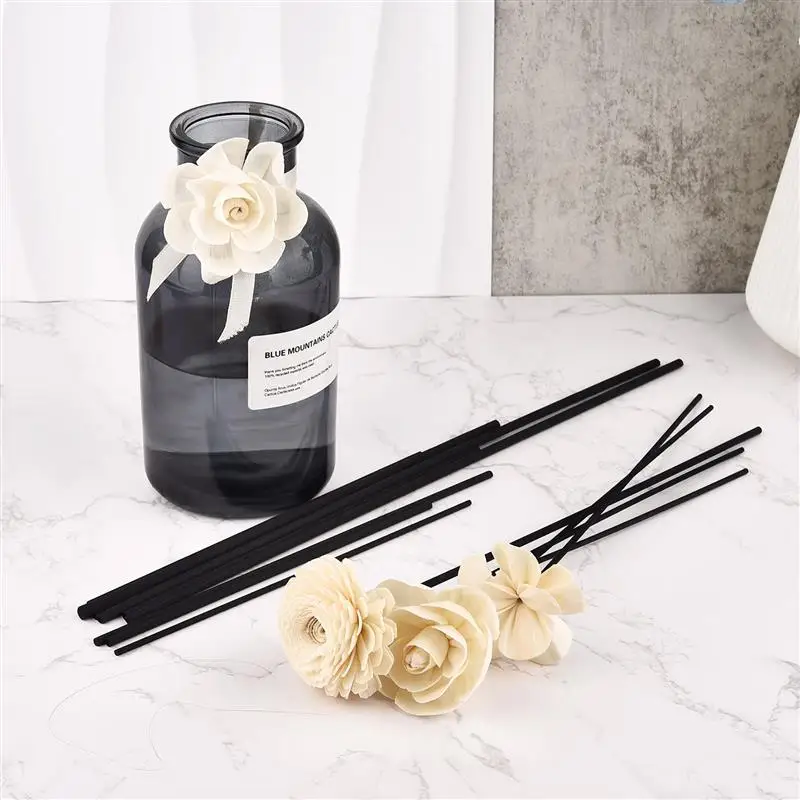 30pcs/20/10pcs 3-6mm Reed Diffuser Replacement Stick DIY Handmade Home Decor Extra Thick Rattan Refill Sticks DIY Floral