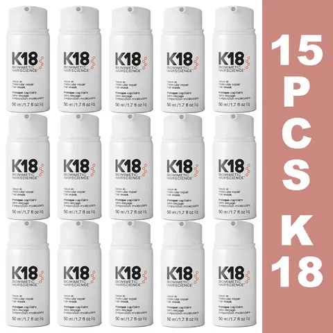 50ml K18 헤어 트리트먼트 오리지널 리브 인 분자 수리 헤어 마스크 손상 복원 소프트 딥 케라틴 두피 트리트먼트 헤어 케어