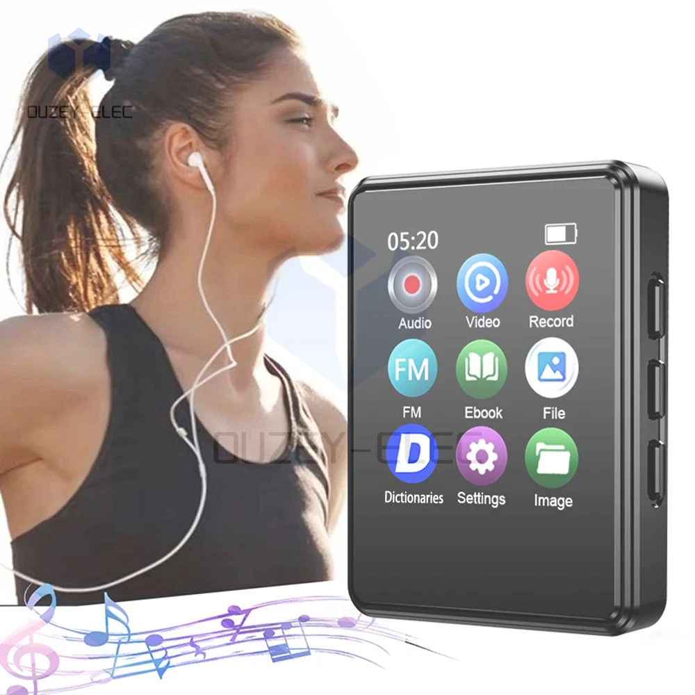 

Портативный MP3 музыкальный проигрыватель 1.8 - дюймовый сенсорный экран HIFI MP4 плеер Bluetooth 5.0 HIFI Электронная книга / FM / радио / аудио / видео воспроизведение