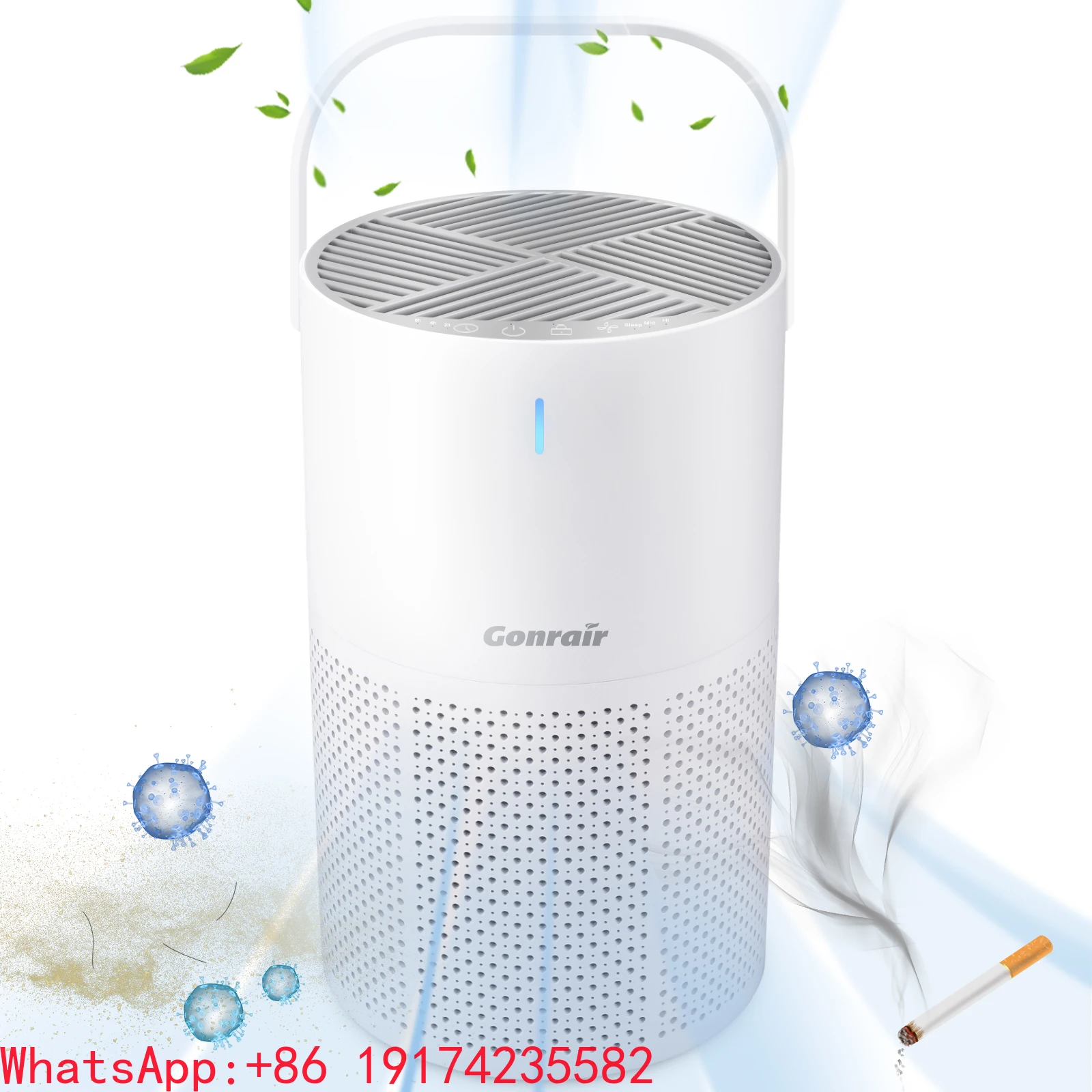 

2023 New Aromatherapy Function Desktop Air Purifier for Home Bedroom With HEPA Filter