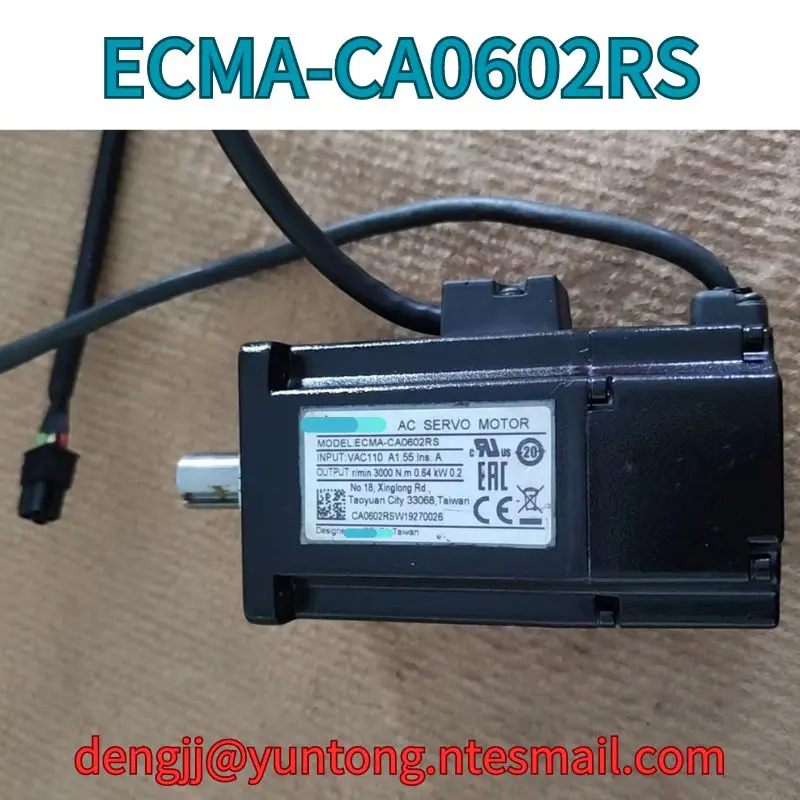 

second-hand 200W servo motor ECMA-CA0602RS test OK Fast Shipping